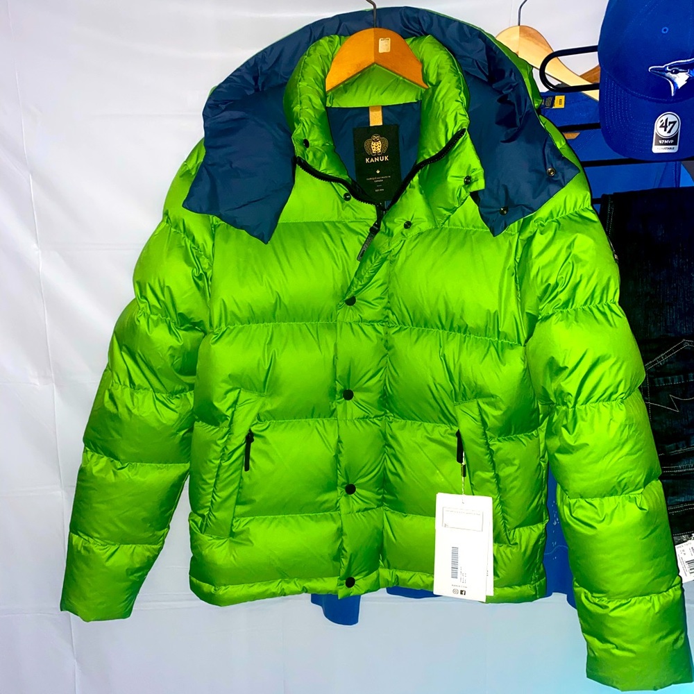 Mens Kanuk puffer jacket brand new authentic warm winter coat